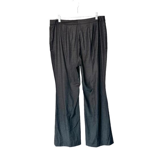 St. John Couture Gray Career Work Office Bootcut Dress Pant Trousers Size 10 - Picture 7 of 11